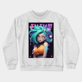 Love Struck  - Cr8zy in love Collection | Anime Manga 3D Design | PROUD OTAKU Crewneck Sweatshirt